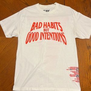 VLone x NAV Bad Habits But Good Intentions T-Shirt